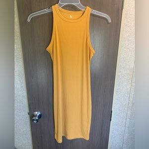 NWOT mustard dress